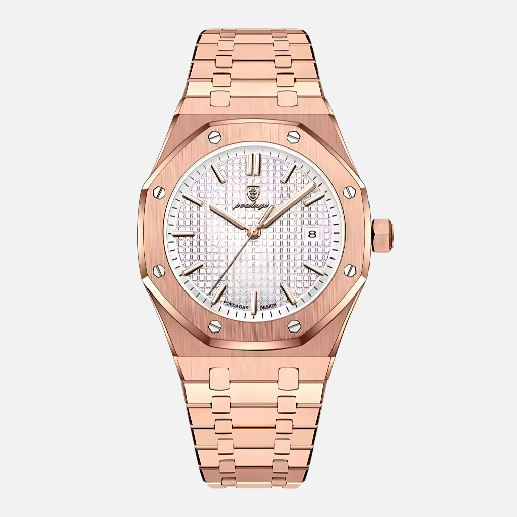 Niki | Men's Stainless Steel Luxury Watch with Roman Numerals