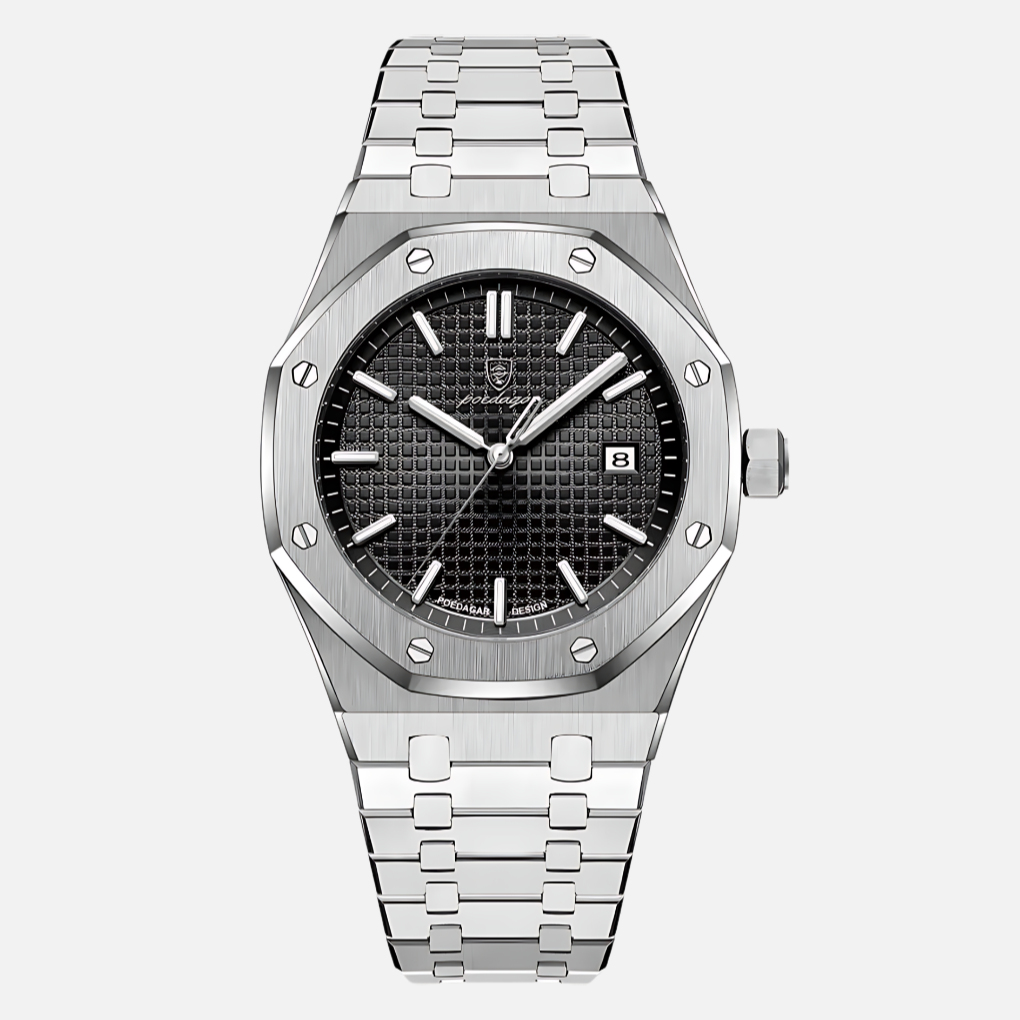 Niki | Men's Stainless Steel Luxury Watch with Roman Numerals