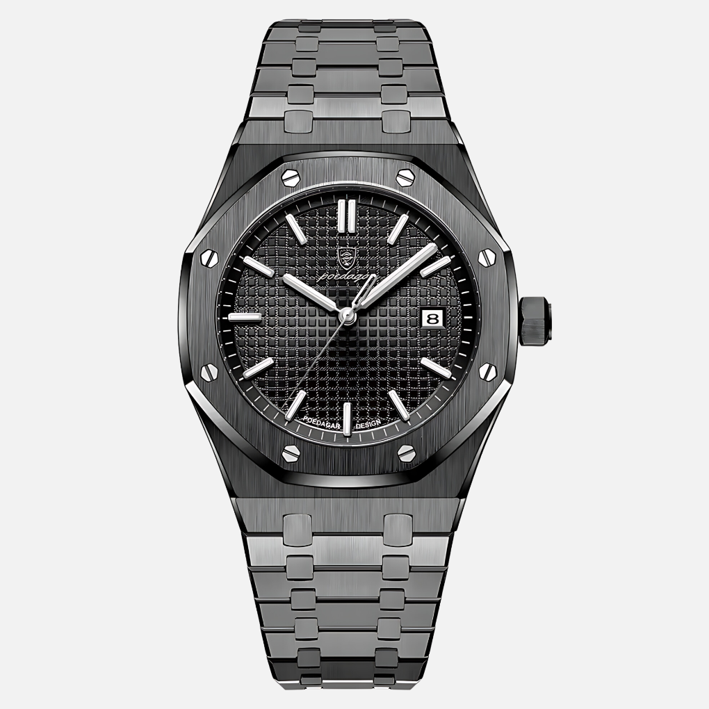 Niki | Men's Stainless Steel Luxury Watch with Roman Numerals