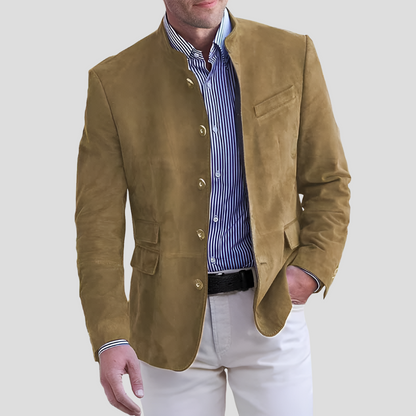 Men's Mandarin Collar Sport Coat