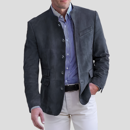 Men's Mandarin Collar Sport Coat
