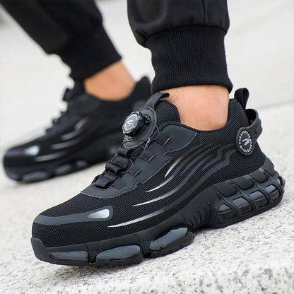 Men's Dial Closure Safety Work Shoes