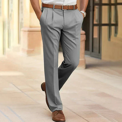 Men's Straight Leg Relaxed Fit Dress Pants
