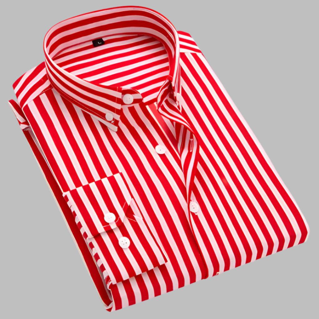 Comfortable Striped Oxford Shirt