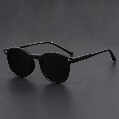 Niki | Men's Sunglasses RetroView – Round Tortoise Shell Glasses with Lightweight Frame