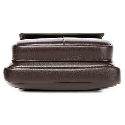 Niki | Men's Vertical Crossbody Bag with Flap Pocket