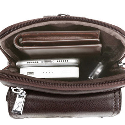 Niki | Men's Vertical Crossbody Bag with Flap Pocket