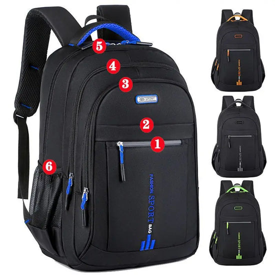 Niki | Men's Multi-Compartment Water-Repellent Backpack