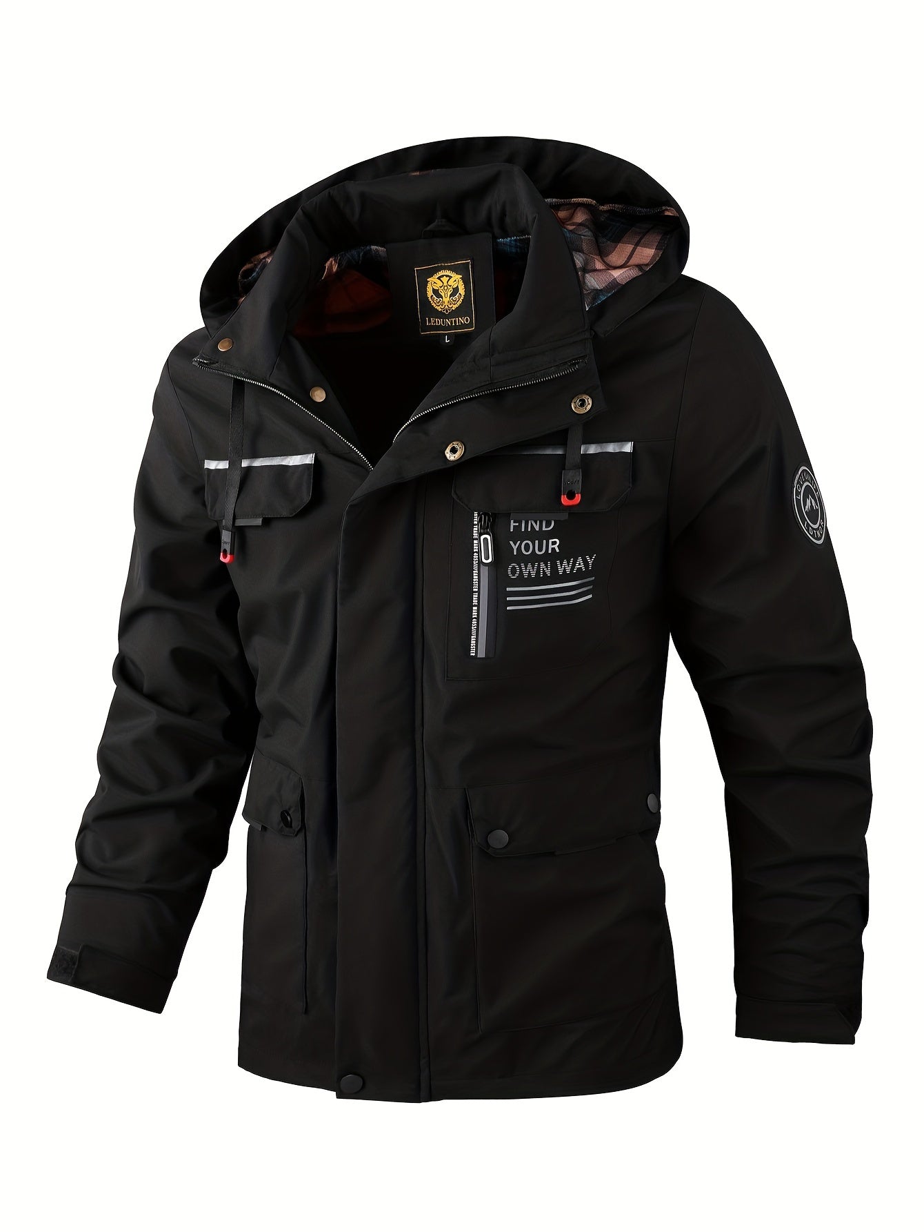 Men's Waterproof Hooded Outdoor Jacket