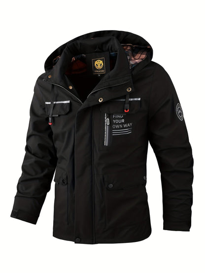 Men's Waterproof Hooded Outdoor Jacket
