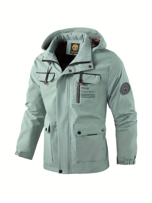 Men's Waterproof Hooded Outdoor Jacket