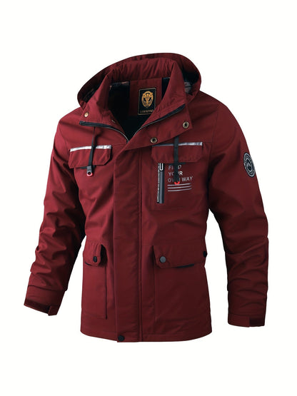 Men's Waterproof Hooded Outdoor Jacket