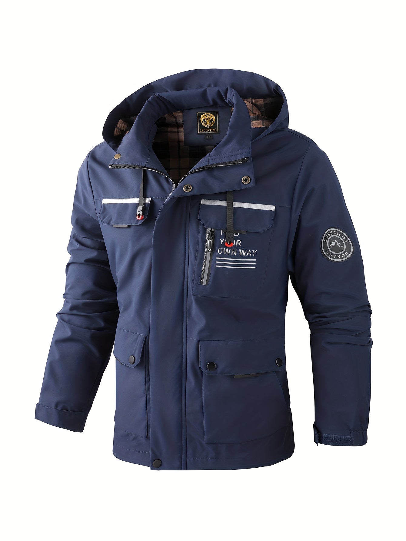 Men's Waterproof Hooded Outdoor Jacket