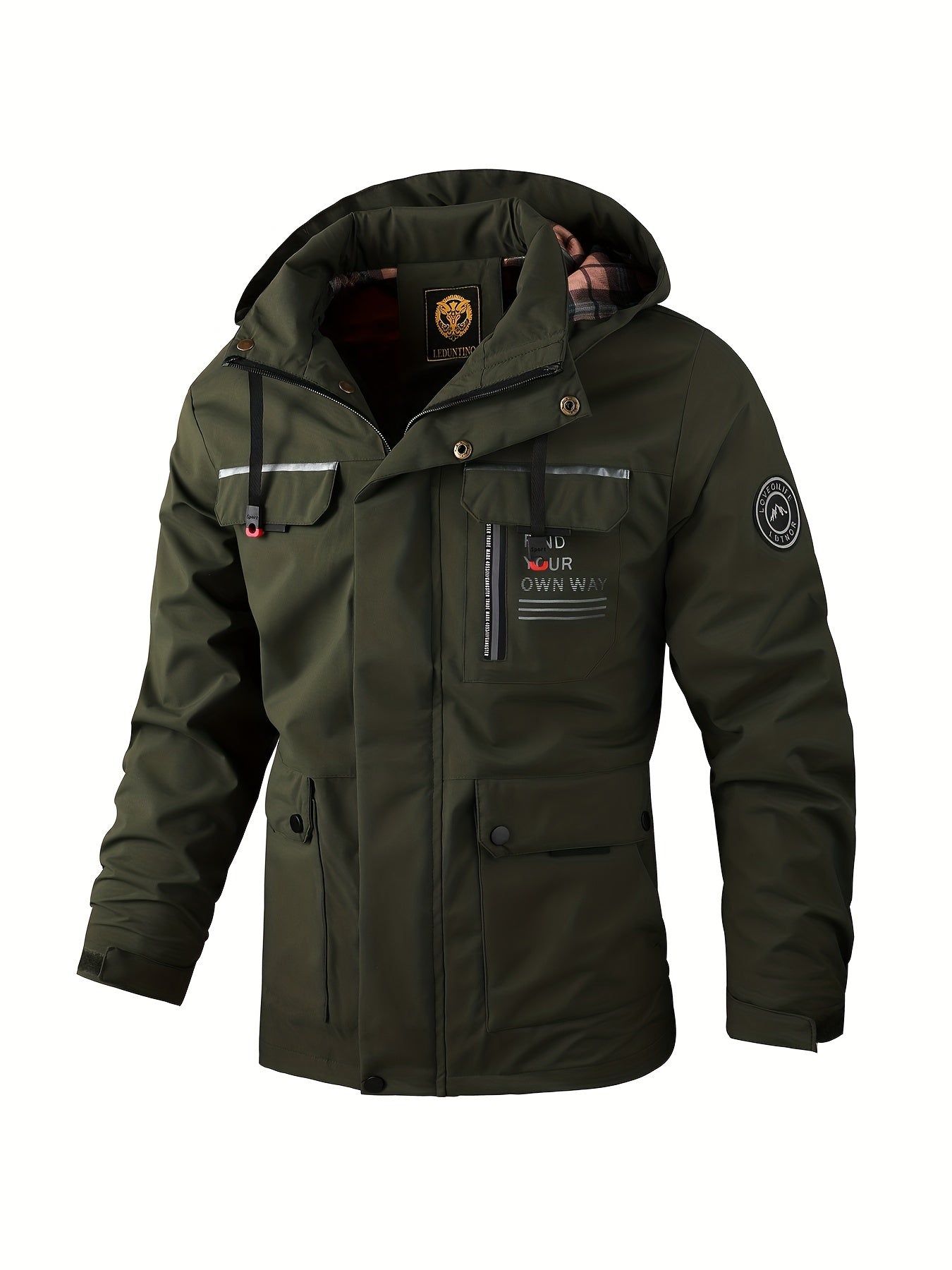 Men's Waterproof Hooded Outdoor Jacket