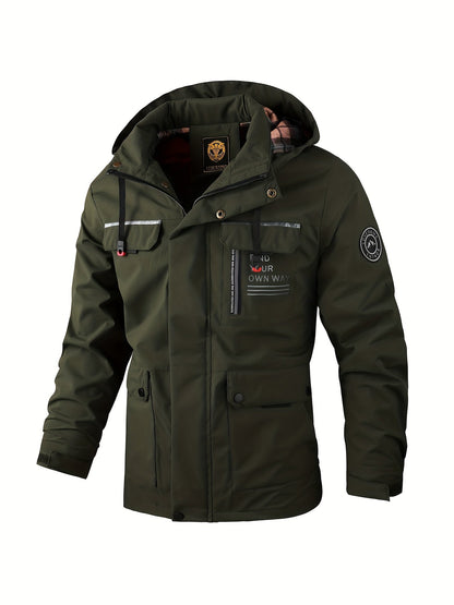 Men's Waterproof Hooded Outdoor Jacket