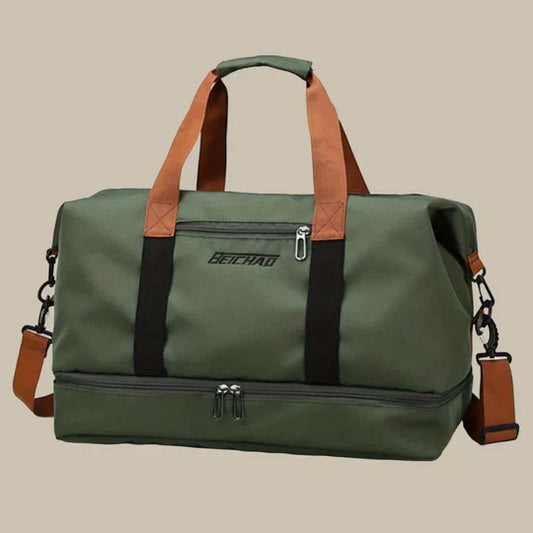 Niki | Men's Weekend Duffel Bag with Shoe Compartment