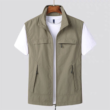 Niki | Men's Zip Front Vest with Pockets