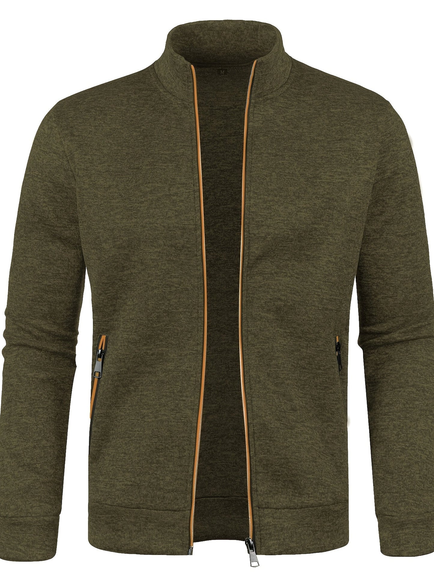 Men's Zip Front Casual Bomber Jacket