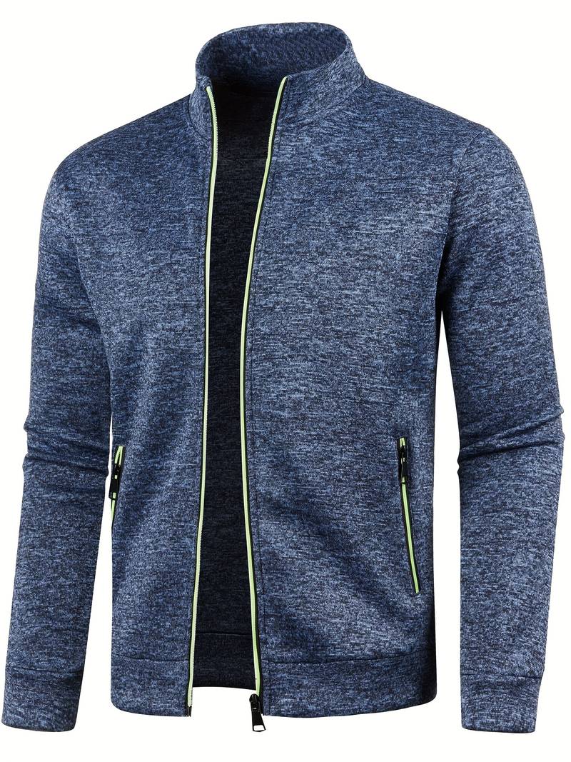 Men's Zip Front Casual Bomber Jacket