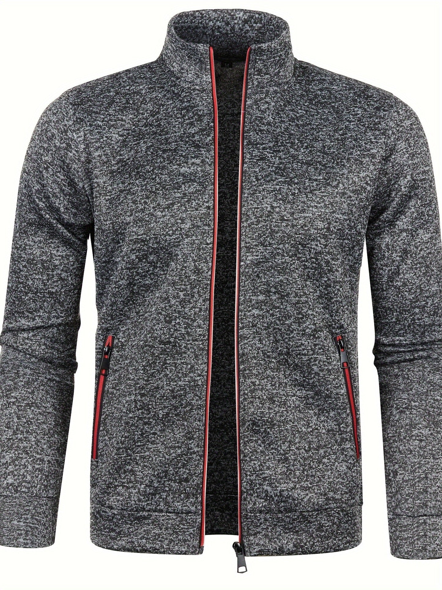 Men's Zip Front Casual Bomber Jacket
