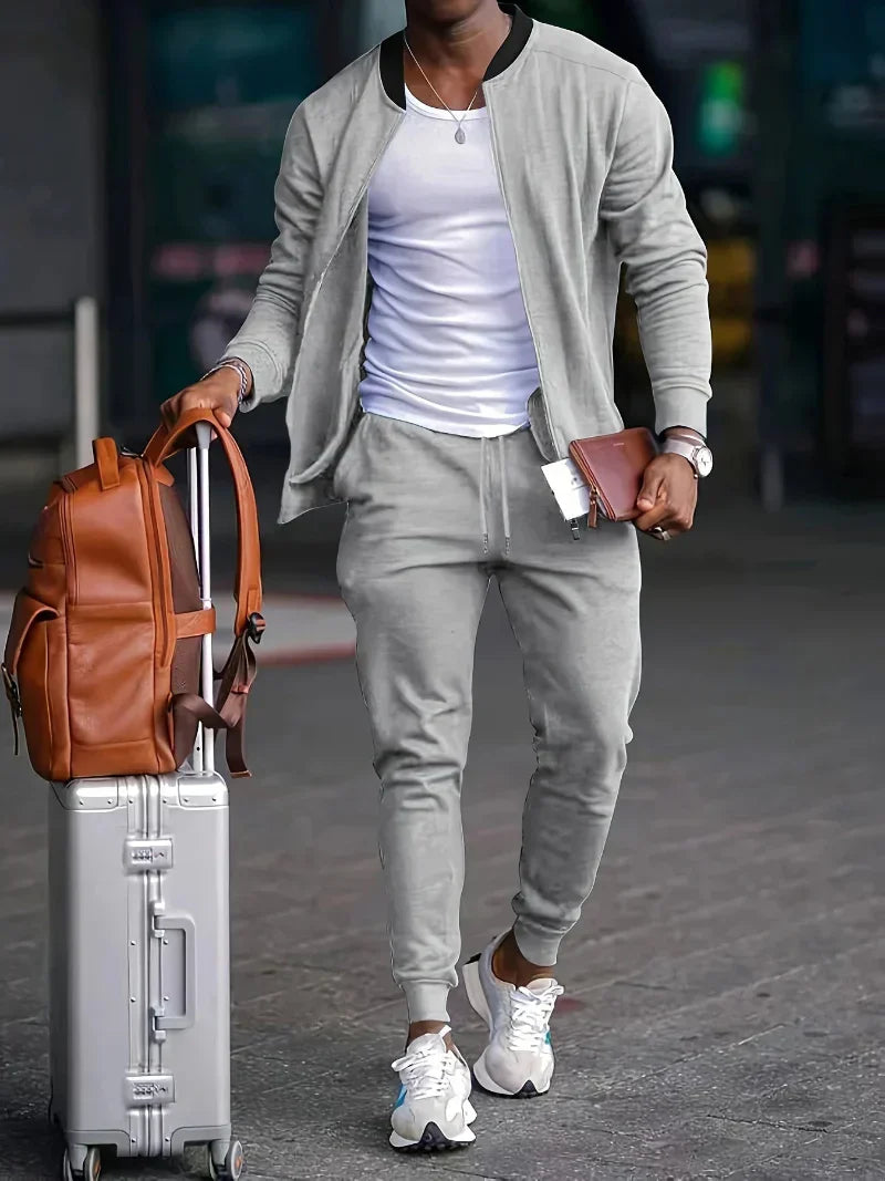 Comfortable Bomber Tracksuit Set