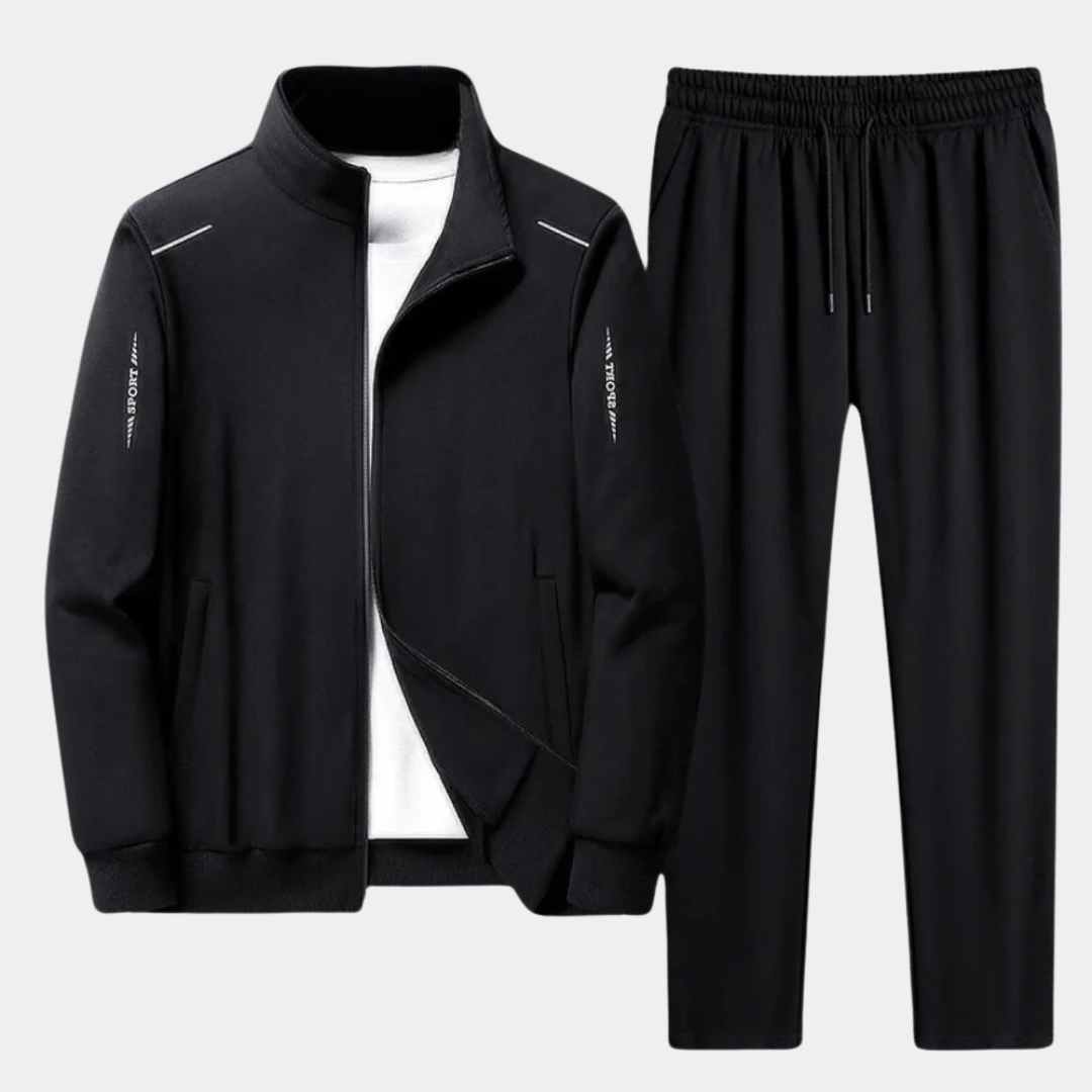Men's Comfortable Zipper Tracksuit Set