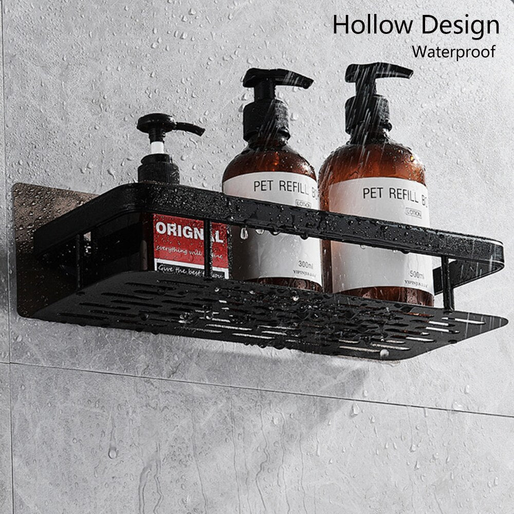 Niki | Metal Suction Cup Bathroom Shelves