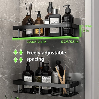 Niki | Metal Suction Cup Bathroom Shelves