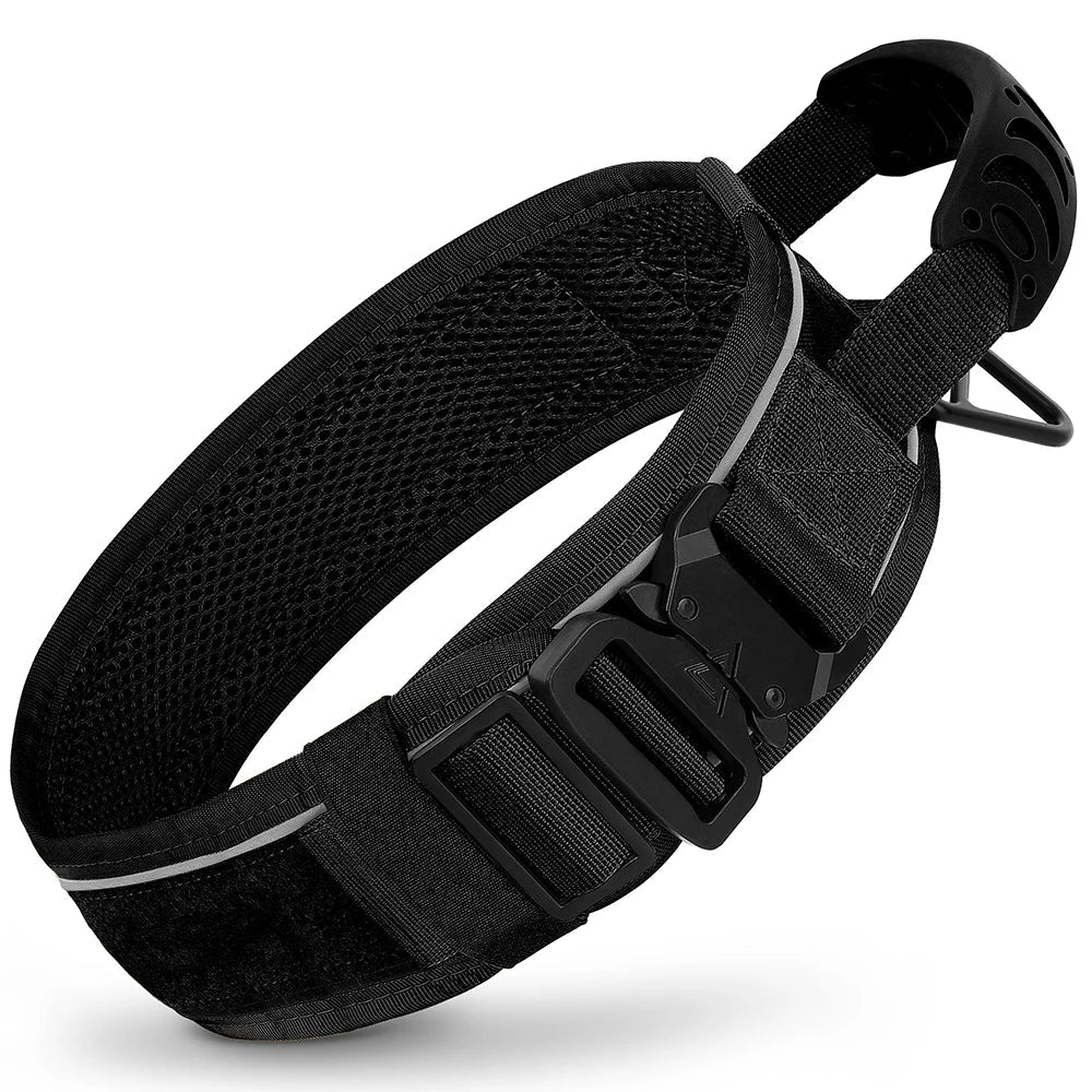 Niki | Military Dog Training Collar – Durable, Reflective Nylon Collar