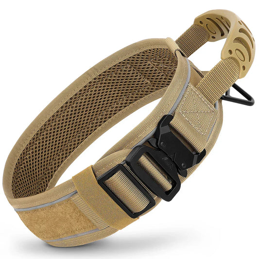 Niki | Military Dog Training Collar – Durable, Reflective Nylon Collar