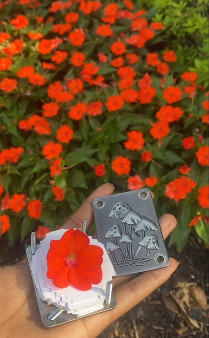 Niki | Pocket Flower Press for Botanicals | Tiny Nature Craft Kit | Travel-Friendly
