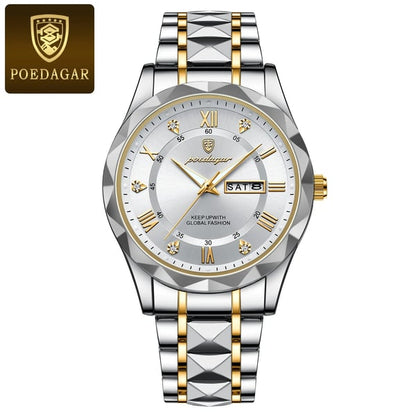 Niki Model 615 | Luxury Men's Watch | Japanese MIYOTA Quartz Movement | 316L Stainless Steel Case | Hardlex Crystal Glass | 3 ATM Waterproof | Luminescent Indices & Date