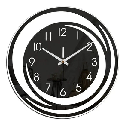 Niki | Modern Circular Wall Clock with Abstract Design