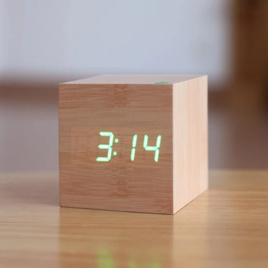 Niki | Modern Digital Wood Clock