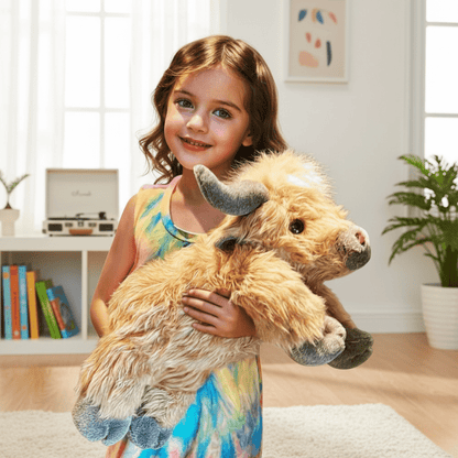 Niki | MOOLETTE – Lovable Highland Cow Plush with Cozy, Huggable Design