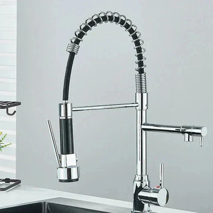 Niki | NickelFlex Kitchen Faucet | 360° Rotation | Stainless Steel