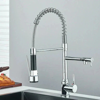 Niki | NickelFlex Kitchen Faucet | 360° Rotation | Stainless Steel