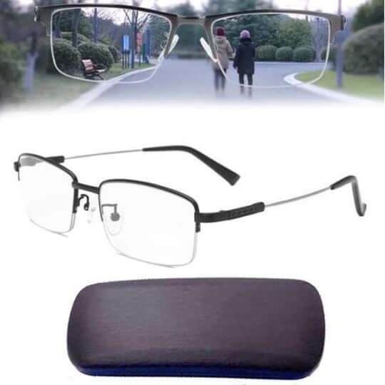 Niki | Optivista Intelligent Progressive Glasses | Automatic Field of Vision Adjustment & Blue Light Filter