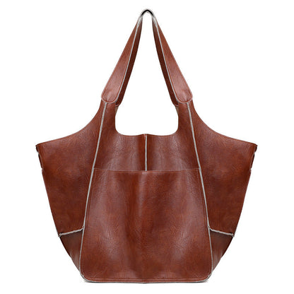 Niki | Oversized Leather Weekend Bags