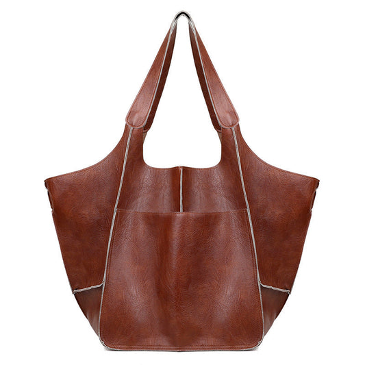 Niki | Oversized Leather Weekend Bags