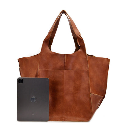 Niki | Oversized Leather Weekend Bags