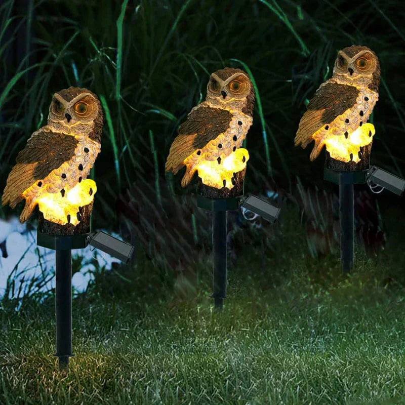 Niki | Owl Garden Lamp with Solar Energy - OwlGlow