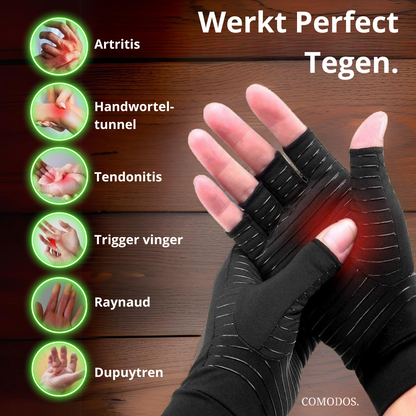 Niki | Fingerless Compression Gloves for Hand Pain Relief