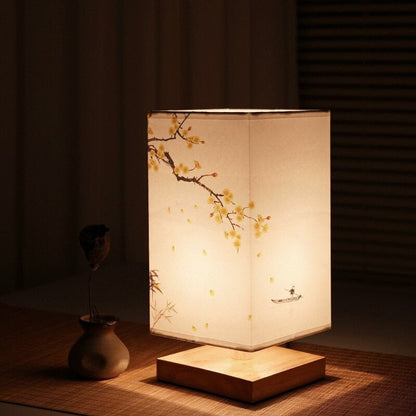 Niki | Paper Table Lamp | Japanese Scandinavian Style | Warm Light