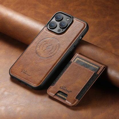 Niki | Leather Phone Case with Card Slot & MagSafe