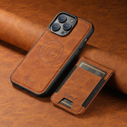Niki | Leather Phone Case with Card Slot & MagSafe