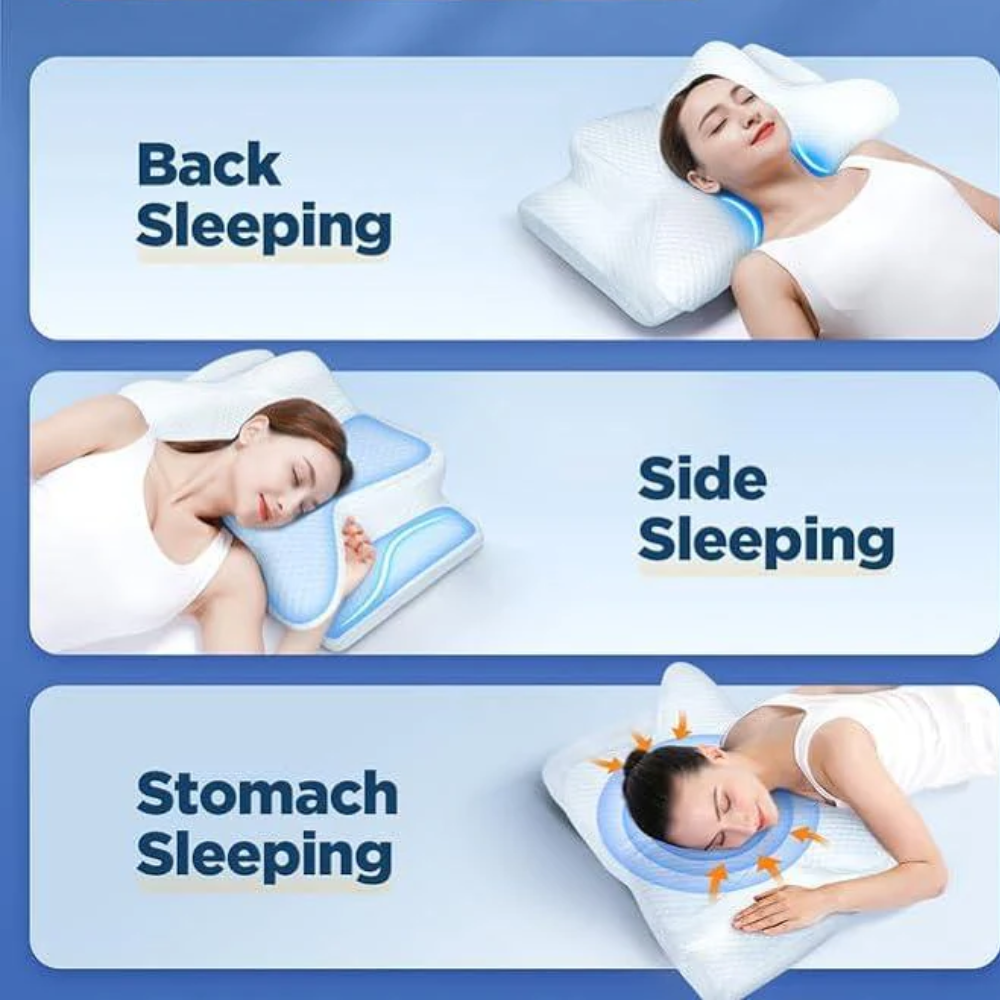 Niki | Ergonomic Memory Foam Pillow for Snoring & Sleep Apnea Relief
