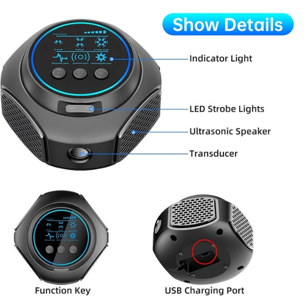Niki | Ultrasonic Rodent Repeller | No Chemicals. Silent. 3200 sq ft.