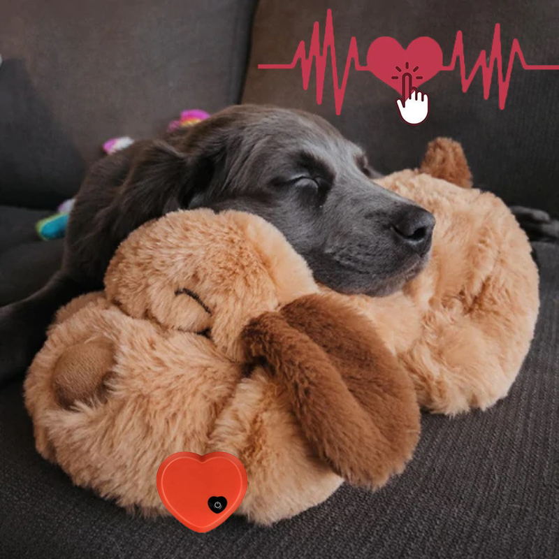 Niki | Plush Dog Calming Toy with Heartbeat Simulation