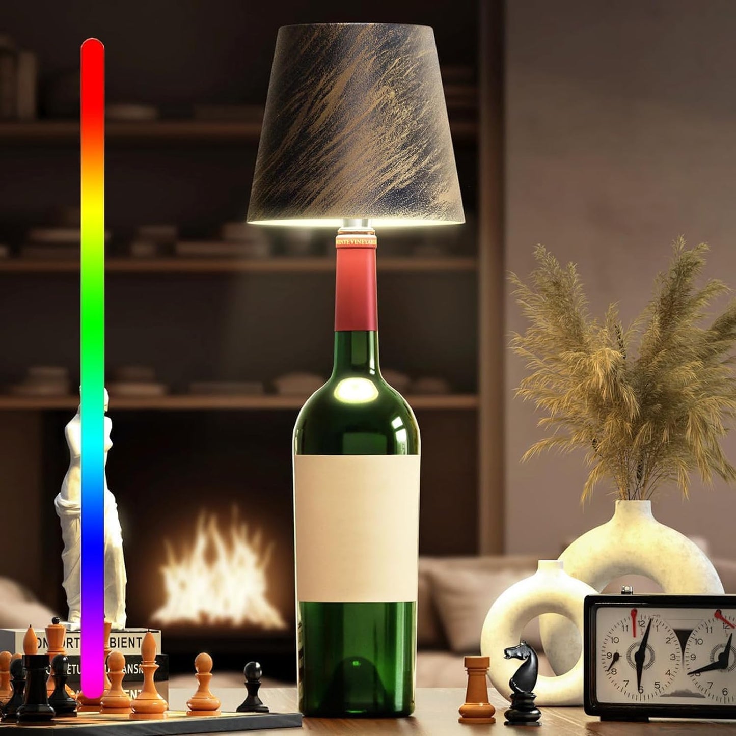 Niki | Bottle Lamp: Touch Control, Dimmable, Portable Light
